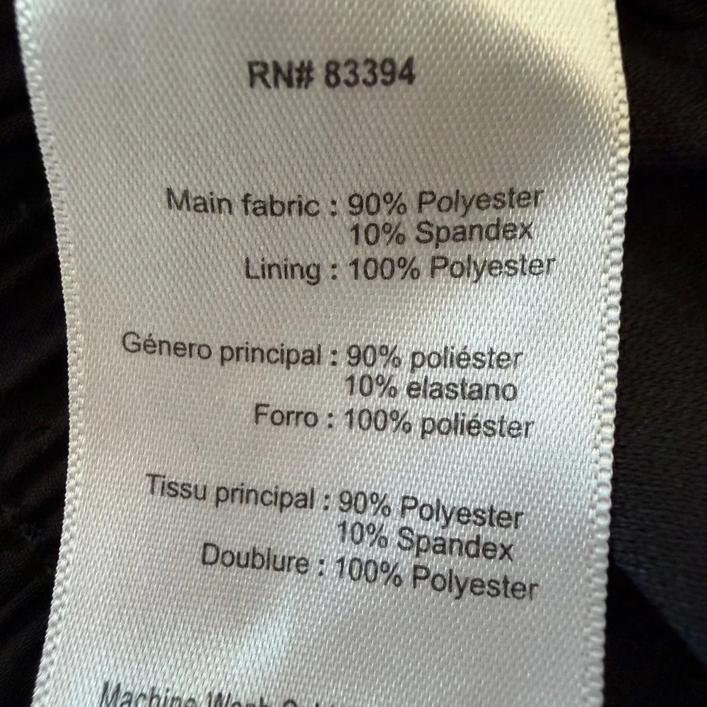 Asics Womens Black Running Shorts Reflective Brief Liner Athletic M #457 - Picture 5 of 7